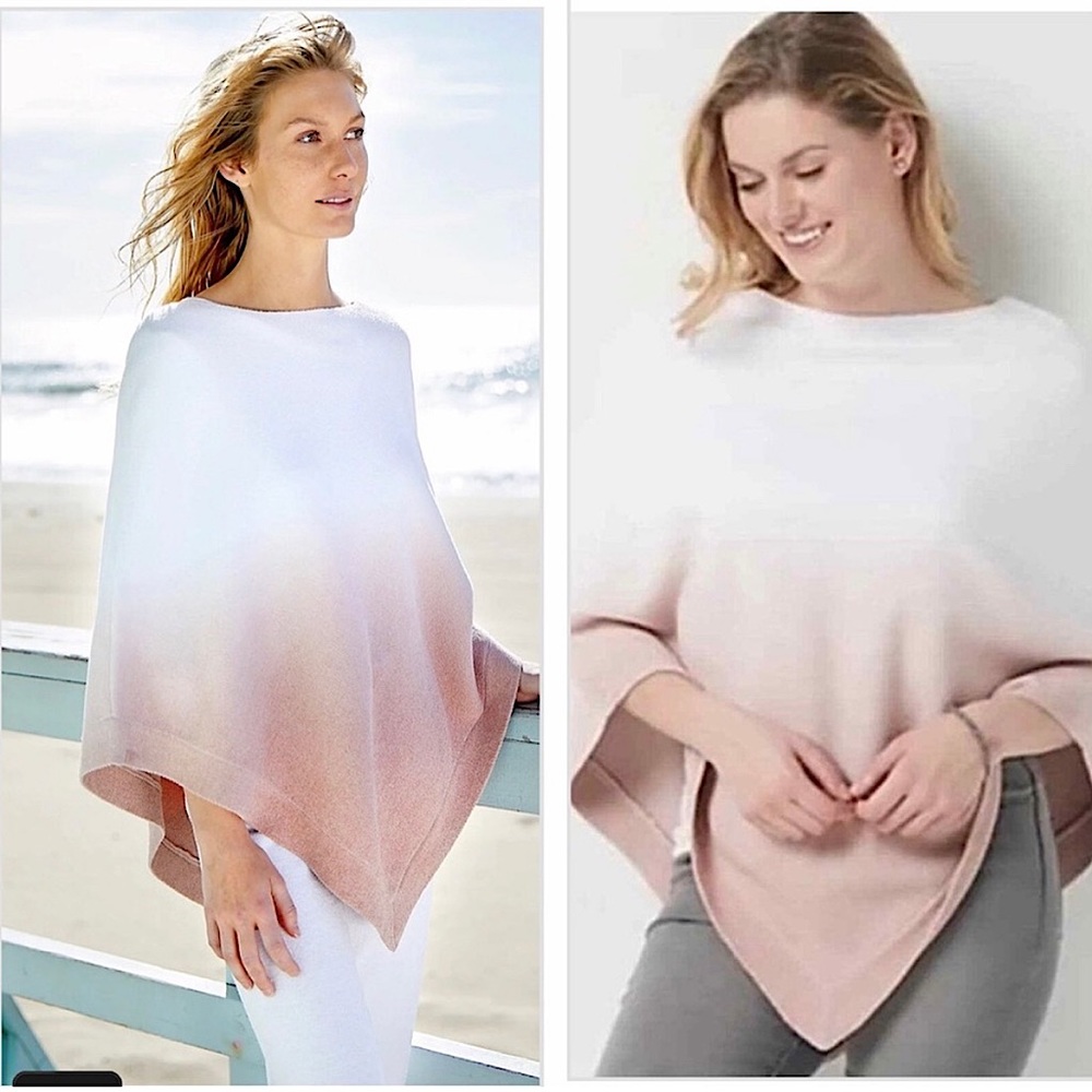 Barefoot Dreams Cozy Chic Ombré Sweater One Size